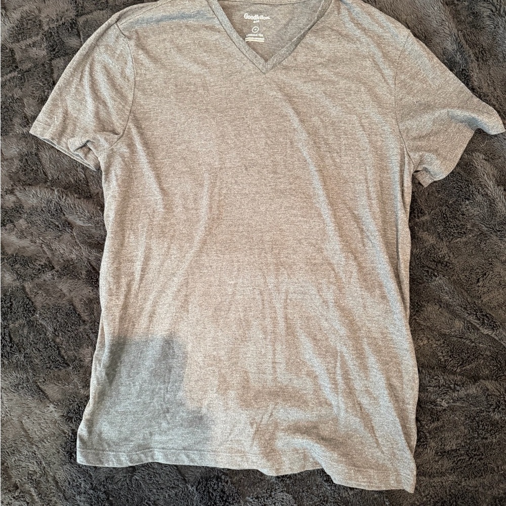 Goodfellow & Co Charcoal V-Neck Tee